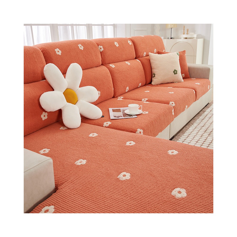 Sofa cover full package plush elastic concubine