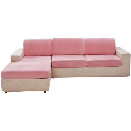 Stretch sofa cover plush half bag cushion