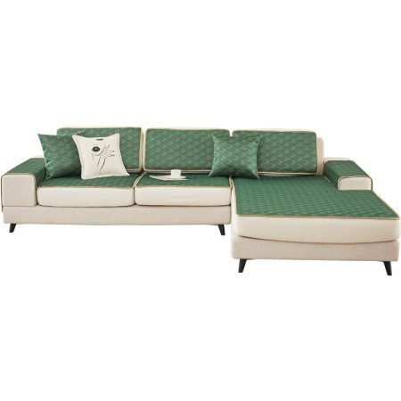 Sofa cover universal summer ice silk sofa set